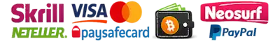 Payment logos for this casino
